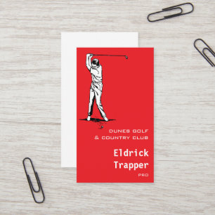 Tarjeta De Visita Golfista