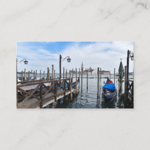 Tarjeta De Visita Góndolas Venecianas
