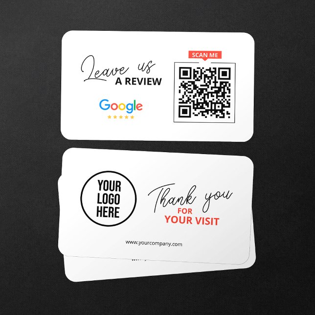 Tarjeta De Visita Google Déjanos Código QR de Reseña Comercial Graci (Subido por el creador)
