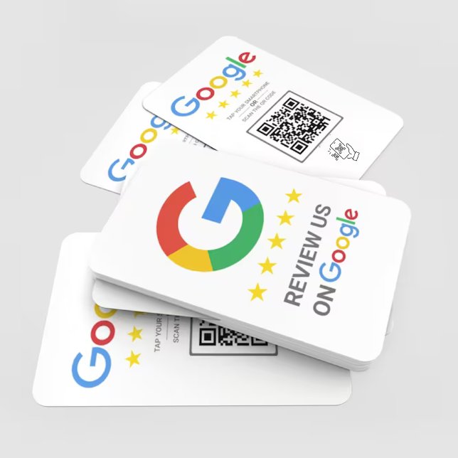 Tarjeta De Visita Google Review QR Code Tap para revisar las calific (Subido por el creador)