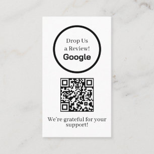 Tarjeta De Visita Google Reviews QR Enlace personalizado de coment