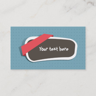 Tarjeta de visita gorjeo