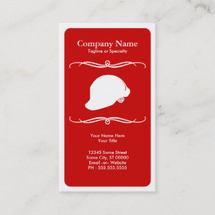 Tarjeta De Visita gorra duro de mod firefighter