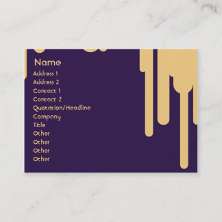 Tarjeta De Visita Goteos - rechonchos
