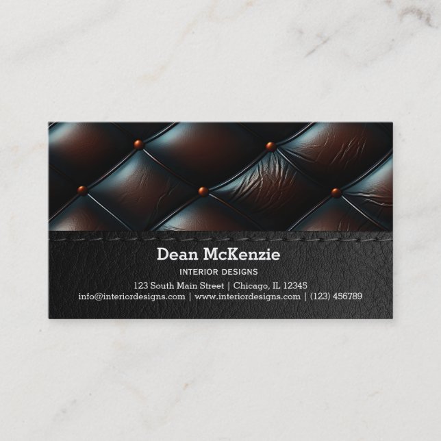 Tarjeta De Visita Grabado en relieve de cosecha sin soldadura (Anverso)