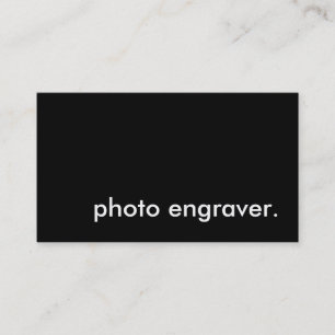 Tarjeta De Visita grabador fotográfico.