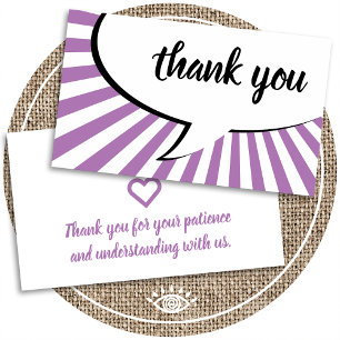 Tarjeta De Visita gracias alzheimers paciencia repartir cartas