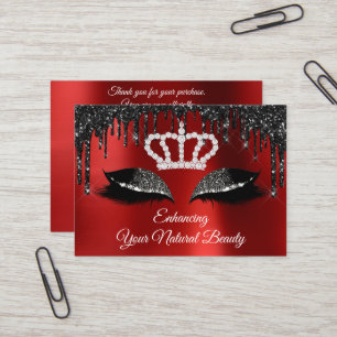 Tarjeta De Visita Gracias Por Comprar El Logotipo Black Dris