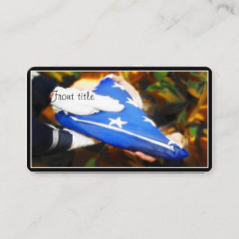 Tarjeta De Visita Gracias por su servicio