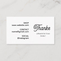 ¡Gracias por tu pedido | Logotipo moderno monocrom