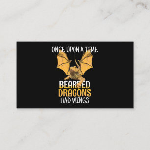 Tarjeta De Visita Graciosa Pogona Había Una Vez Dragones Con Cabeza 
