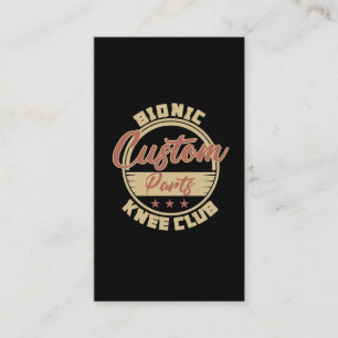 Tarjeta De Visita Graciosa recuperación de la cirugía de reemplazo