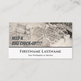 Tarjeta De Visita Graciosas bicicletas de nieve congeladas para las 