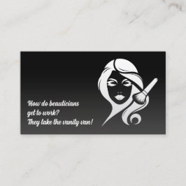 Tarjeta De Visita 💅 gracioso esteticista maquillaje esteticista