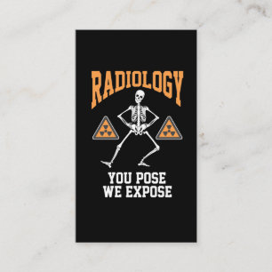 Tarjeta De Visita Gracioso humor en la radiología radiológica de S