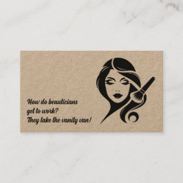 Tarjeta De Visita 💄 gracioso maquillaje del Beauticista Kraft