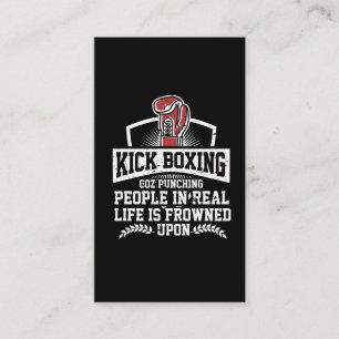 Tarjeta De Visita Gracioso regalo de boxeo para boxeador en artes ma