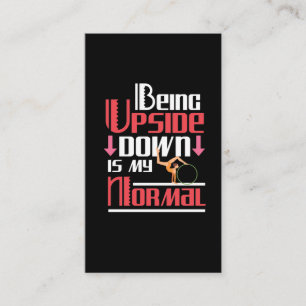 Tarjeta De Visita Graciosos Gimnáticos Cita A Gimnasta Atletas Tumb