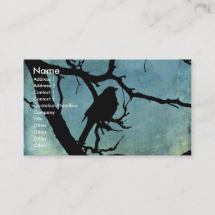 Tarjeta De Visita Grackle Grunge