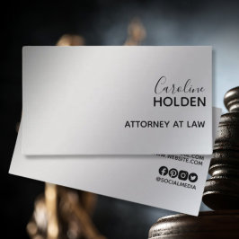 Tarjeta De Visita Gradiente de oro blanco platino mínimo moderno