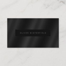 Tarjeta De Visita Gradiente moderno elegante profesional negro