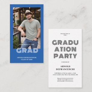 Tarjeta De Visita Graduación de melocotón 