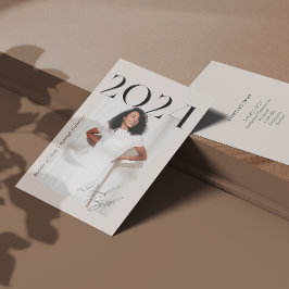 Tarjeta De Visita Graduación Escuela Estudiantil Redes de red Foto m