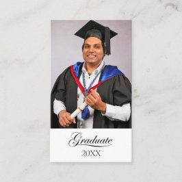 Tarjeta De Visita Graduation party Unable to Attend card