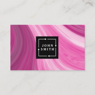 Tarjeta De Visita Graffiti azul moderno Guay Resumen arte