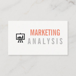 Tarjeta De Visita Gráfico de barras / Marketing
