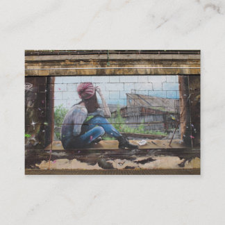 Tarjeta De Visita Grafiti de la memoria infantil