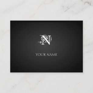Tarjeta De Visita Grafito de Nouveau grande