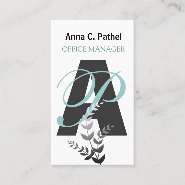 Tarjeta De Visita ¡Gran actitud! Ramas intrépidas de la naturaleza (Anverso)