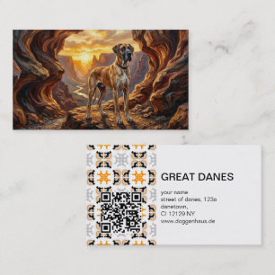 Tarjeta De Visita Gran Danés cervato