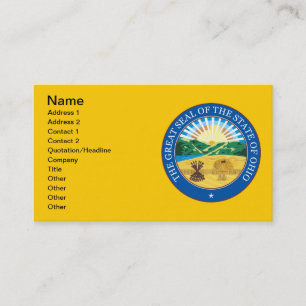Tarjeta De Visita Gran foco del estado de Ohio