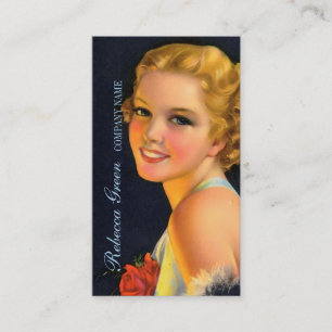 Tarjeta De Visita gran fotógrafo de gatsby chica maquillador peluque