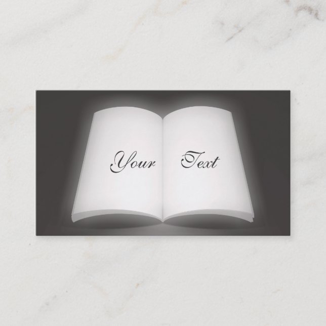 Tarjeta De Visita Gran libro de sueños (Anverso)