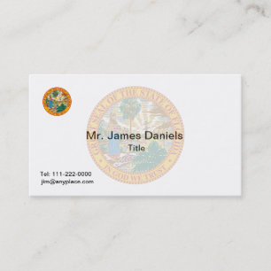 Tarjeta De Visita Gran Sello de Florida