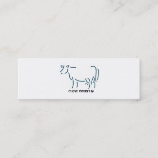 Tarjeta de visita grande de la vaca