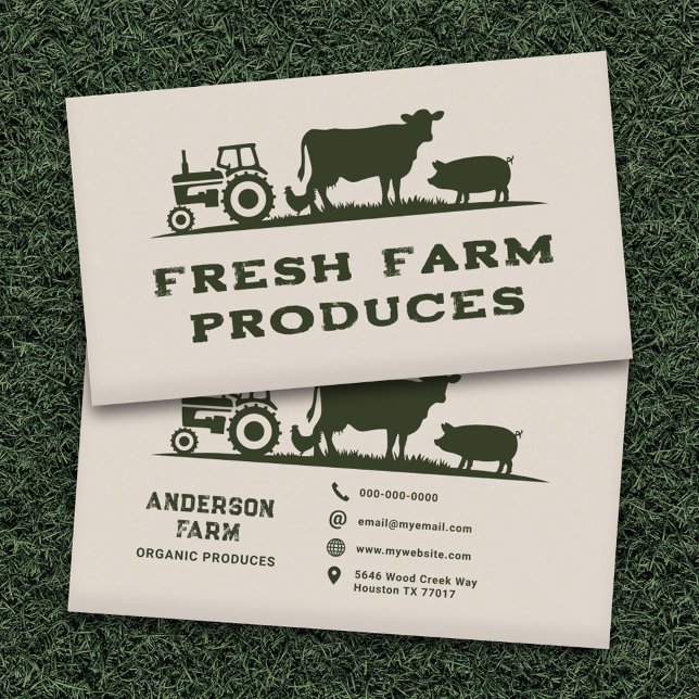 Tarjeta De Visita Granja (Farm Business Card)