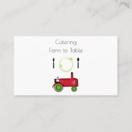 Tarjeta De Visita Granja a tabla