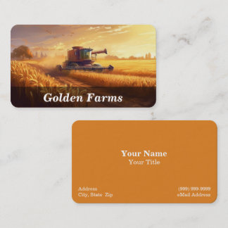 Tarjeta De Visita Granja/Agricultura/Agricultura