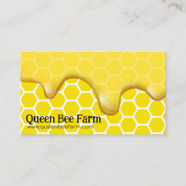 Tarjeta De Visita Granja de abejas Apiarist Honeycomb