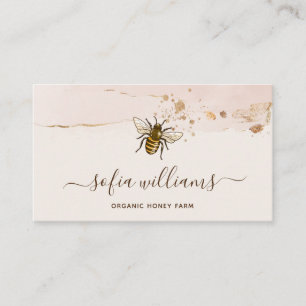 Tarjeta De Visita Granja de abejas de abeja de apicultores Honeycomb