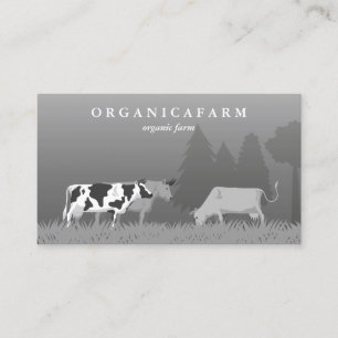 Tarjeta De Visita Granja de animales de vaca Ox Farmer