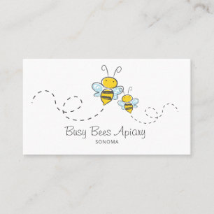 Tarjeta De Visita Granja de apicultores de abejas acuarias