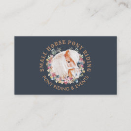 Tarjeta De Visita Granja de cría de animales de caballo de la marina