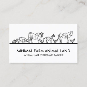 Tarjeta De Visita Granja de la granja familiar