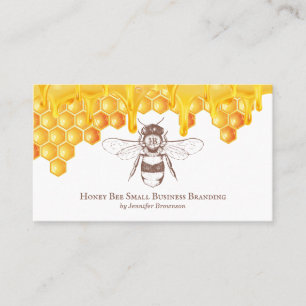 Tarjeta De Visita Granja de miel de abeja Apicultura
