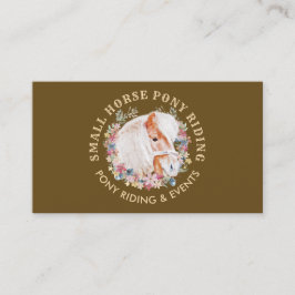 Tarjeta De Visita Granja de raza Pony Pony Walk